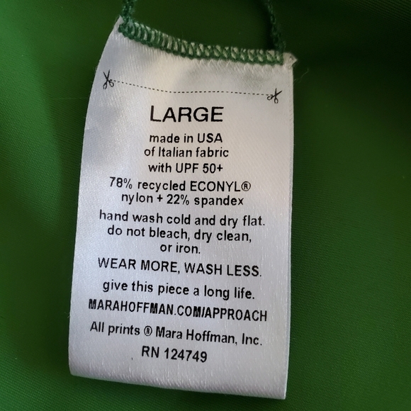 Mara Hoffman Namya Savana One Piece Swimsuit New Size Large - Picture 14 of 16